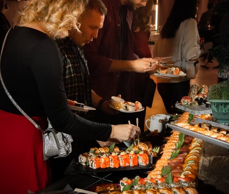 Sushi catering na akci