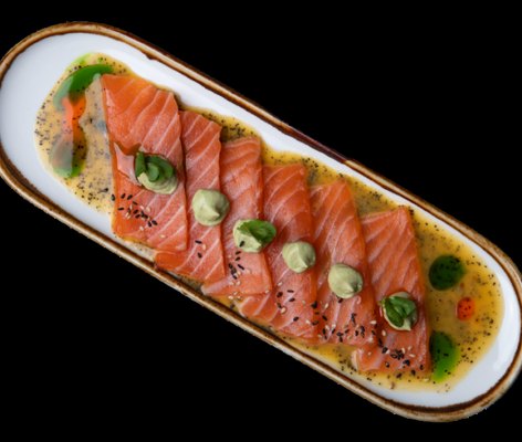 Sashimi z lososa a tuňáka