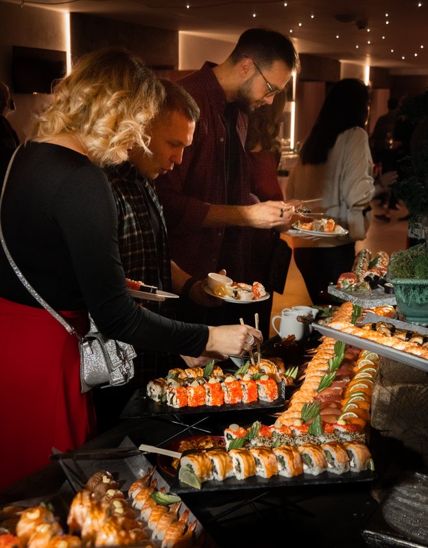 Sushi catering na firemní akci